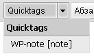 AddQuicktag: шорткод [note] в визуальном редакторе