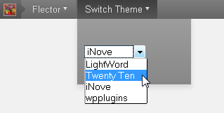 Admin Bar Theme Switcher