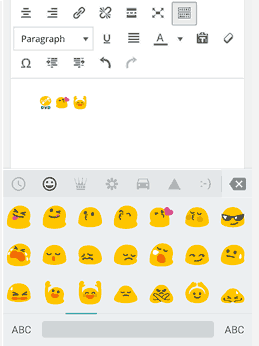 Поддержка Emoji