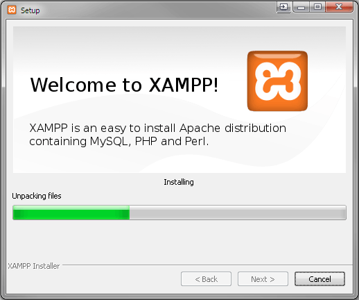 Установка сервера XAMPP